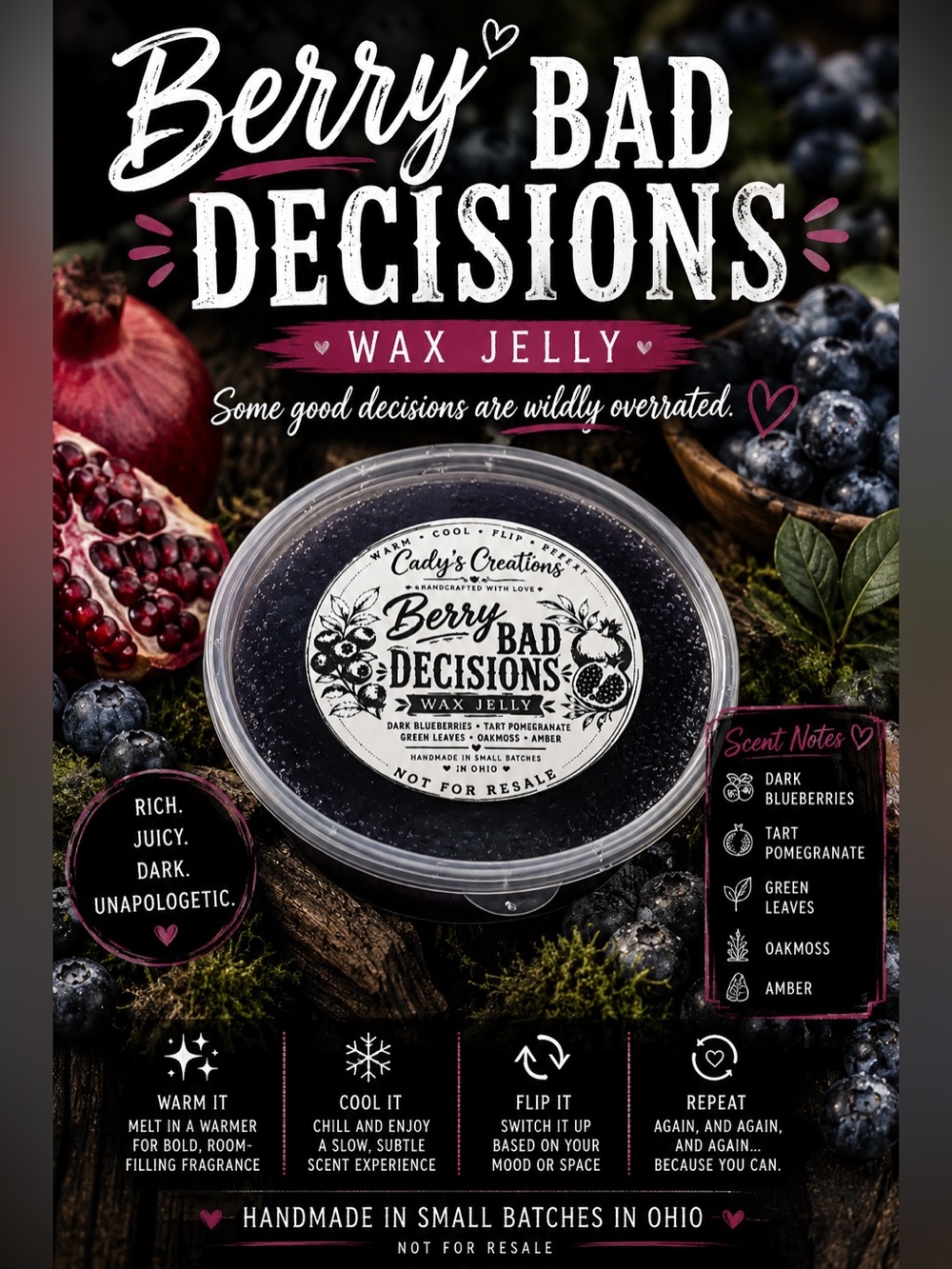 Berry Bad Decisions Wax Jelly